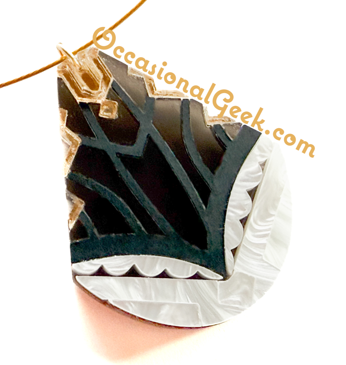 Golden Counselor Statement Pendant