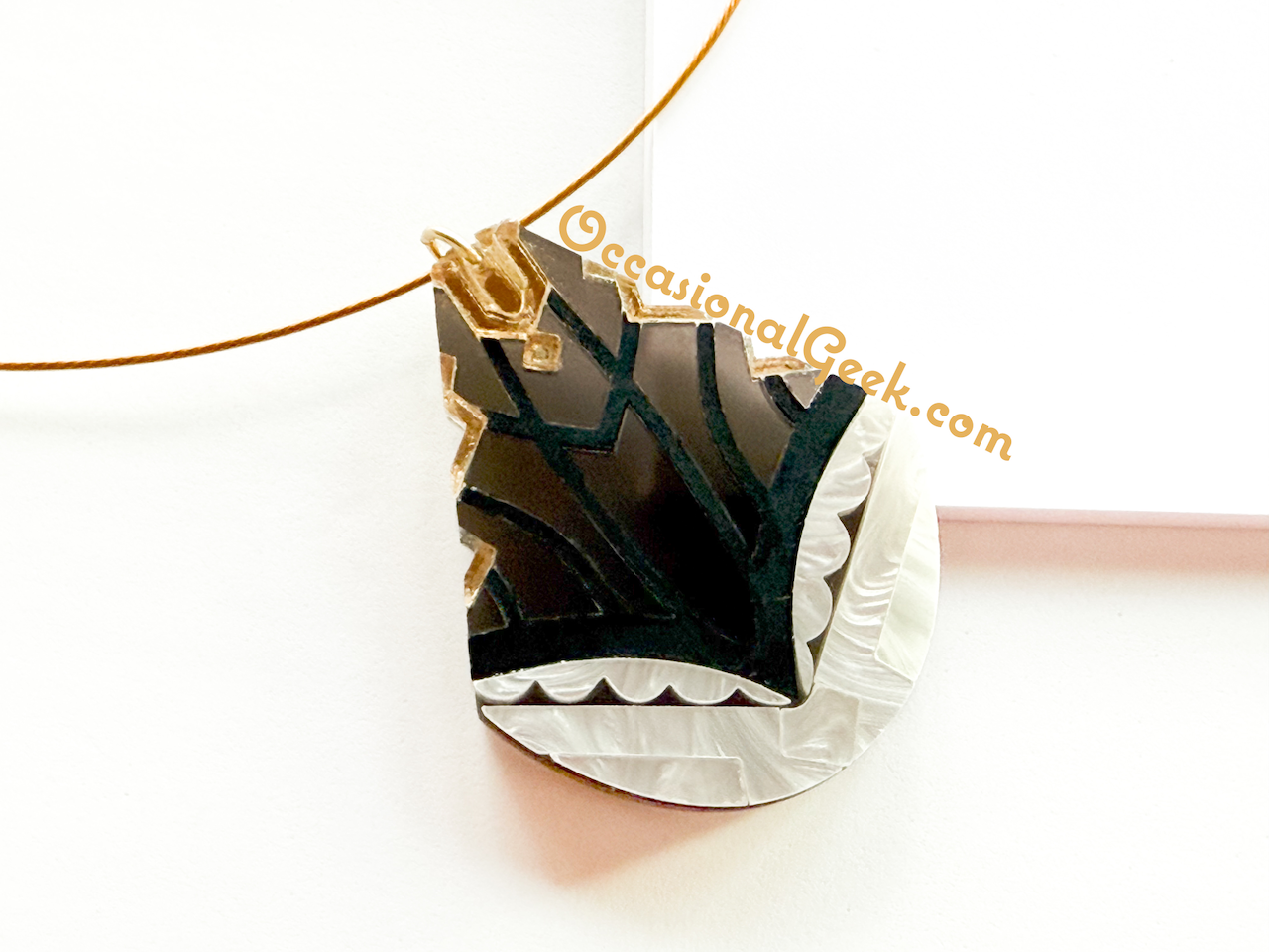 Golden Counselor Statement Pendant