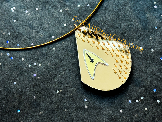 Boldly Go Command Statement Pendant