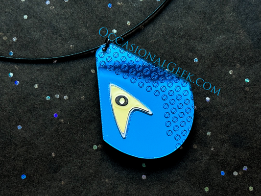 Boldly Go Science Statement Pendant