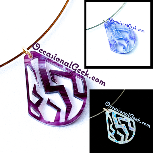 Patterns Charm Pendant