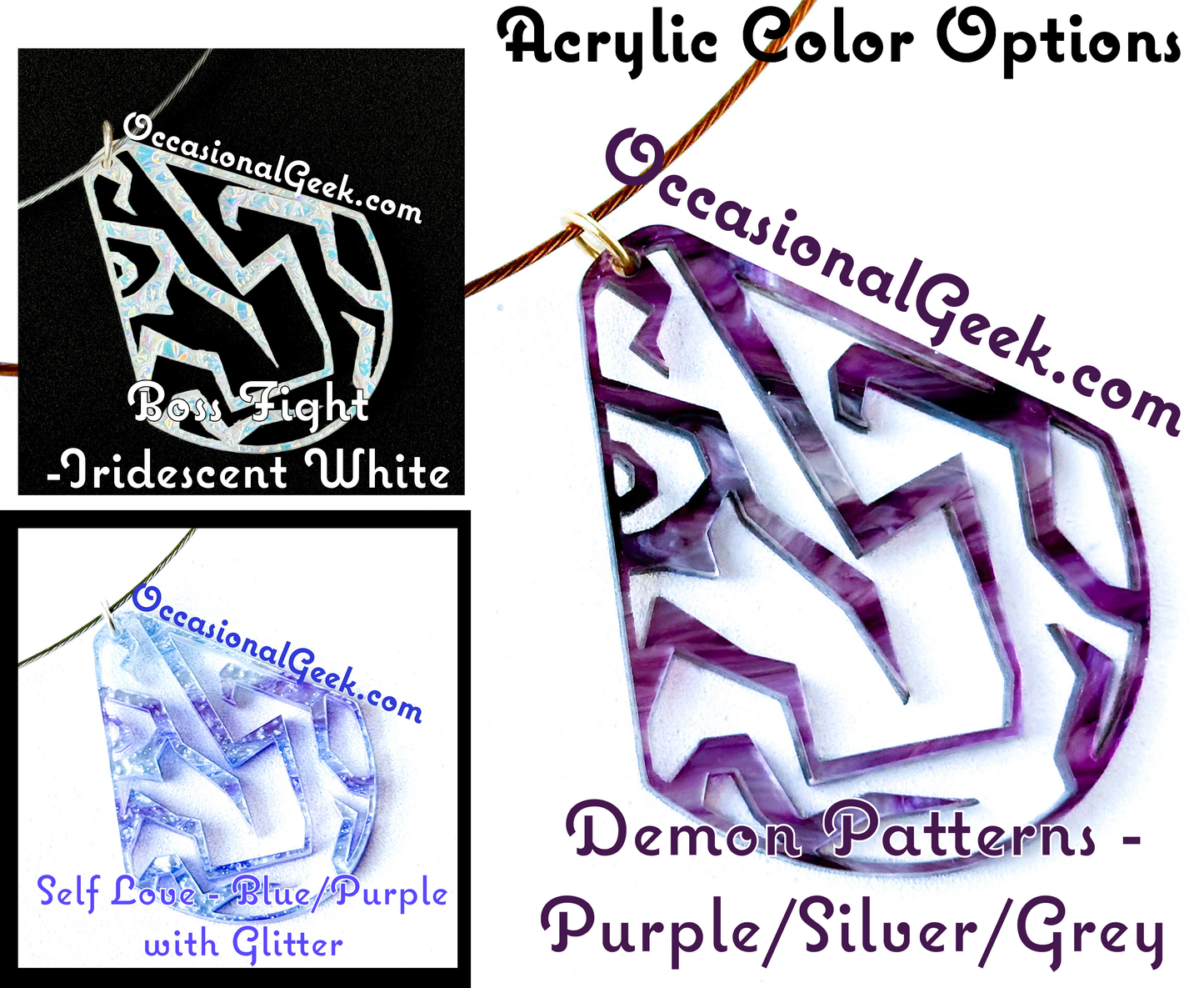 Patterns Statement Pendant