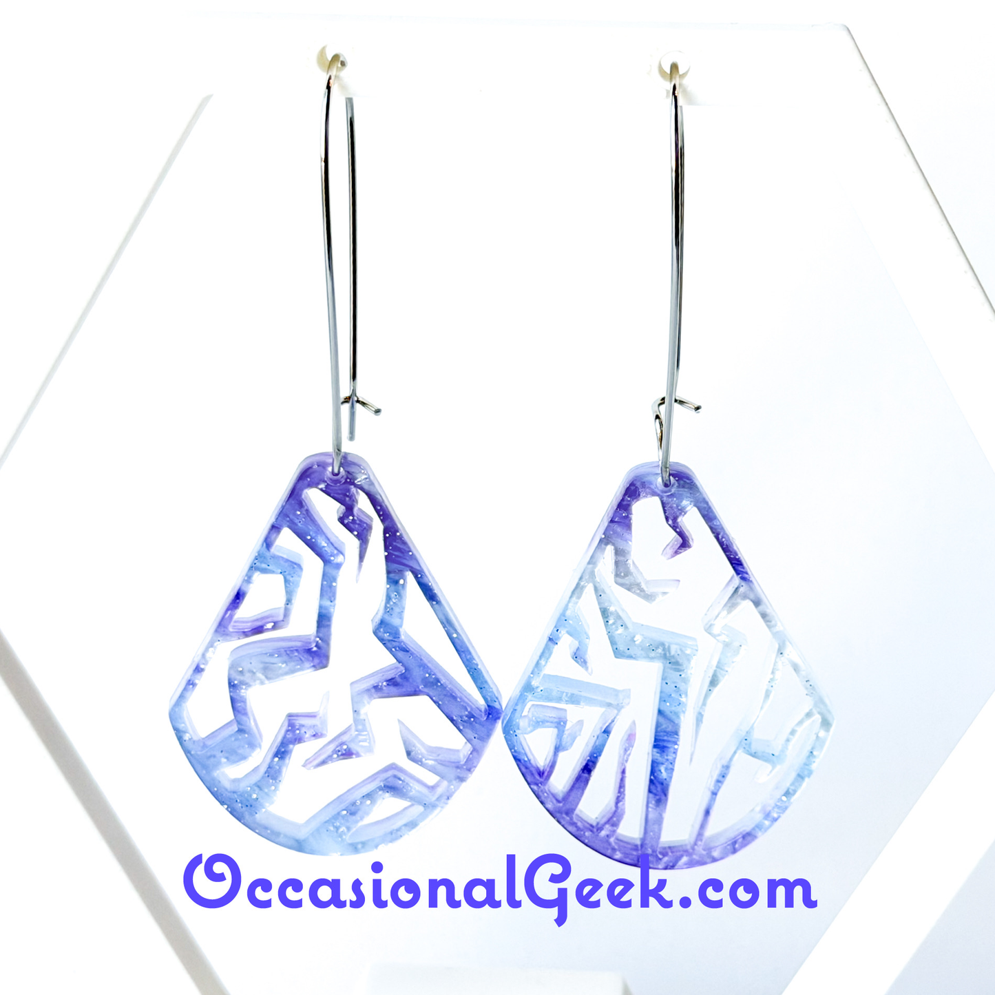 Patterns Statement Dangle Earrings