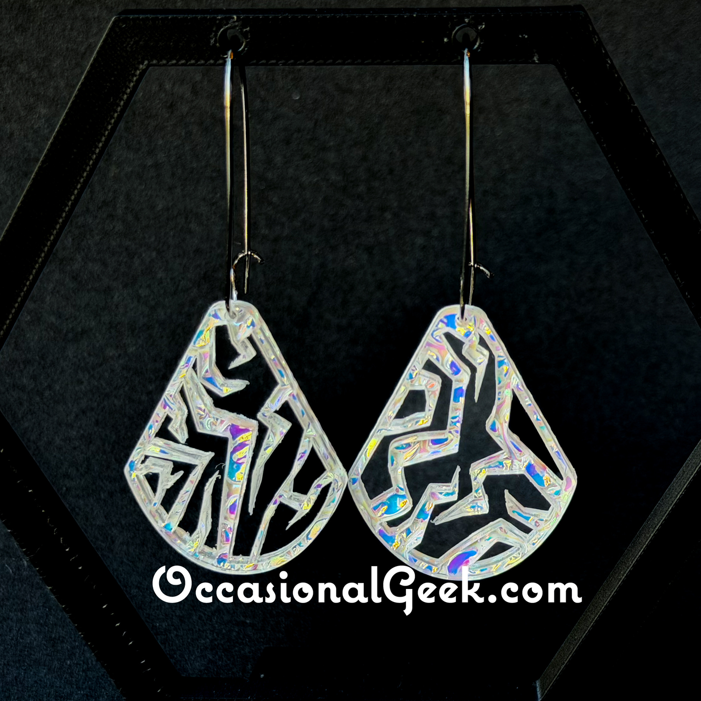 Patterns Statement Dangle Earrings