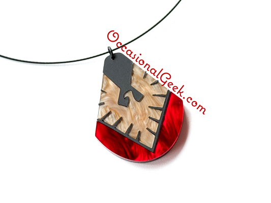 Phoenix (Red) Statement Pendant