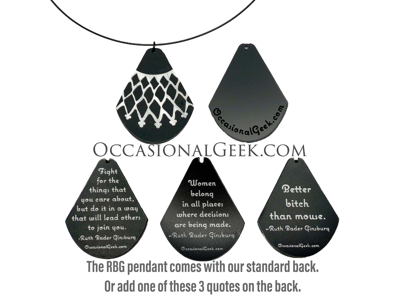 RBG Statement Pendant