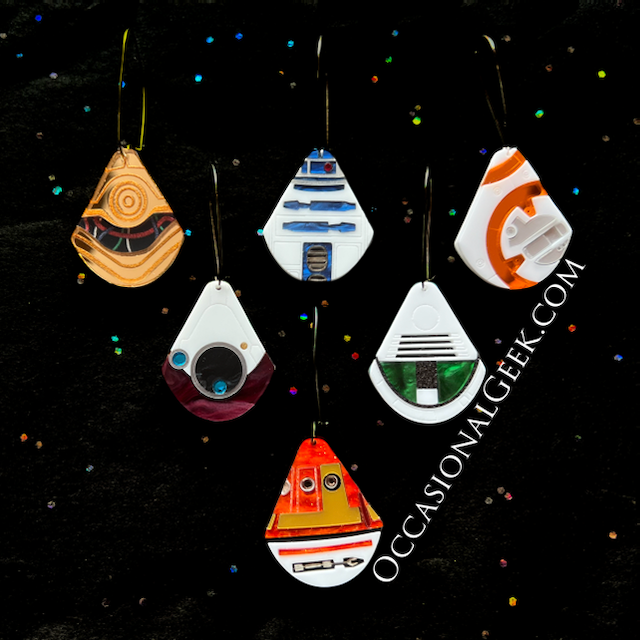 Galactic Droids Mix-n-Match Dangle Earrings